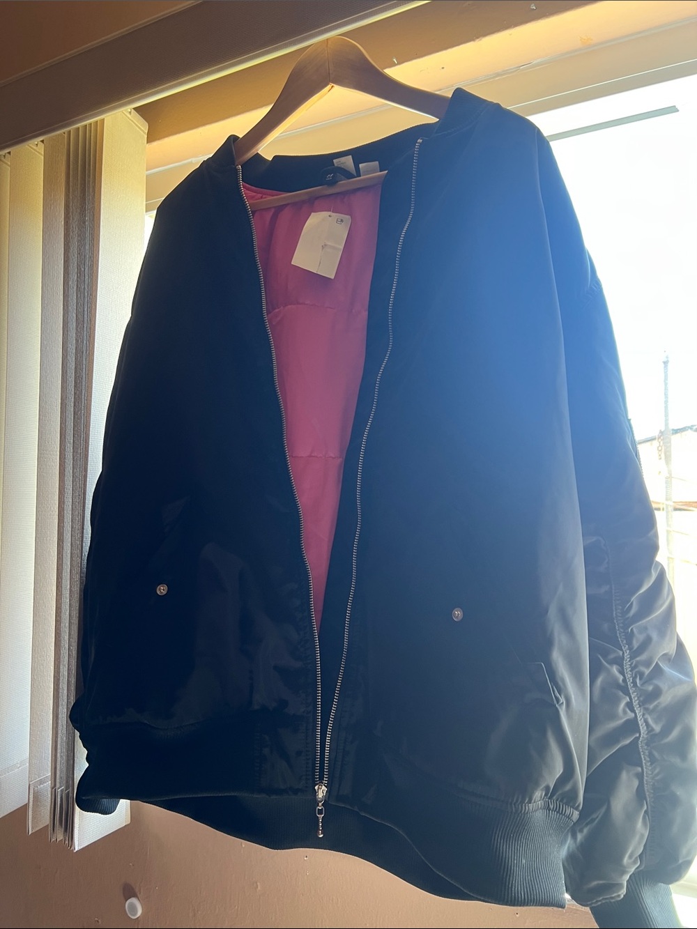 NIRVANA Black Jacket with Multicolor Angel Graphic. NWT - Picture 2 of 10